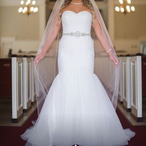 MoriLee by Madeline Garner Gown Altered to Size 6/8 w Corset Back